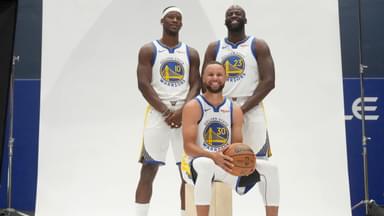 Jimmy Butler, Draymond Green and Stephen Curry
