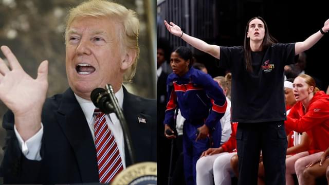 Donald Trump (L), WNBA (R)