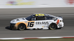 Sep 7, 2025; Madison, Illinois, USA; NASCAR Cup Series driver for Kaulig Racing, AJ Allmendinger (16) during the Enjoy Illinois 300 at World Wide Technology Raceway. Mandatory Credit: Joe Puetz-Imagn Images