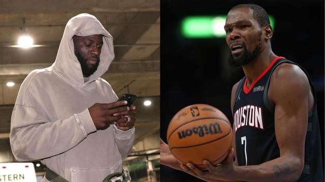 (L) Draymond Green (R) Kevin Durant