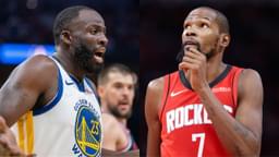 Draymond Green(L) and Kevin Durant(R)