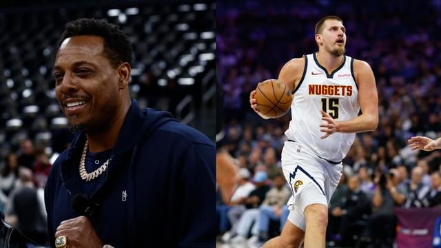 Paul Pierce (L), Nikola Jokic (R)