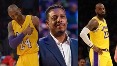 Kobe Bryant(L), Paul Pierce(Center), and LeBron James (R)