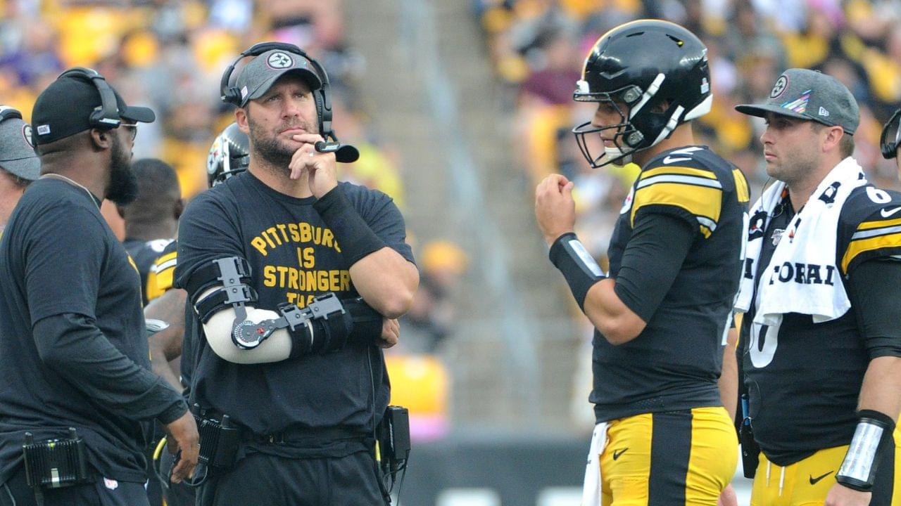 Mason Rudolph and Mike Tomlin