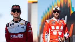 Jesse Love (L) and Shane van Gisbergen (R)