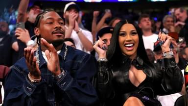 Stefon Diggs with Cardi B