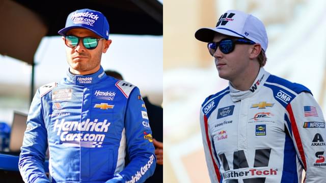 Kyle Larson (L) and Connor Zilisch (R)