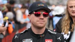 Oct 26, 2025; Martinsville, Virginia, USA; NASCAR Cup Series driver Tyler Reddick (45) before the Xfinity 500 at Martinsville Speedway.