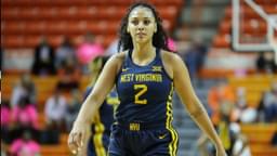 West Virginia vs Oklahoma State FEB 08 February 08, 2020: West Virginia Mountaineers guard Kysre Gondrezick (2) during a basketball game between the West Virginia Mountaineers and Oklahoma State Cowgirls at Gallagher-Iba Arena in Stillwater, OK.