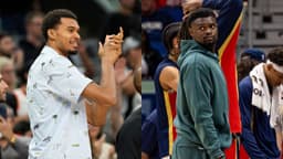 Victor Wembanyama(L) and Zion Williamson(R)