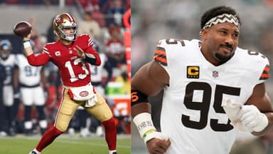 Brock Purdy and Myles Garrett