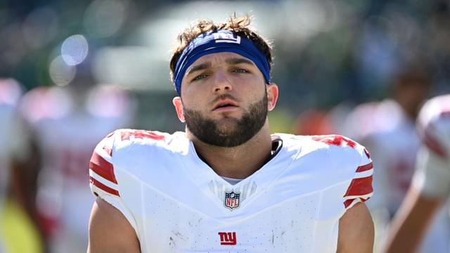 New York Giants running back Cam Skattebo (44) against the Philadelphia Eagles at Lincoln Financial Field.