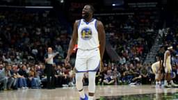 Nov 16, 2025; New Orleans, Louisiana, USA; Golden State Warriors forward Draymond Green (23) shouts “Angel Reese” after missing several shots in a row and rebounding them himself during the first half against the New Orleans Pelicans at Smoothie King Center.