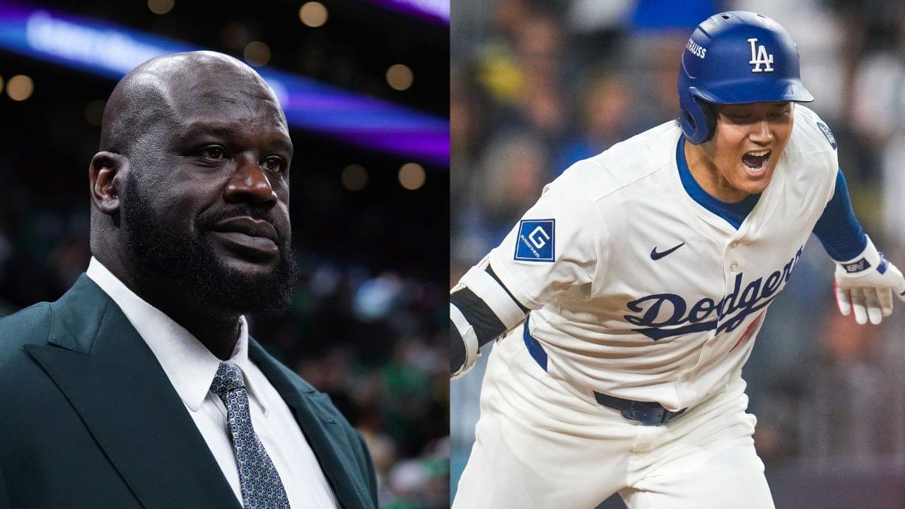 Shaquille O'Neal (L), Shohei Ohtani (R)