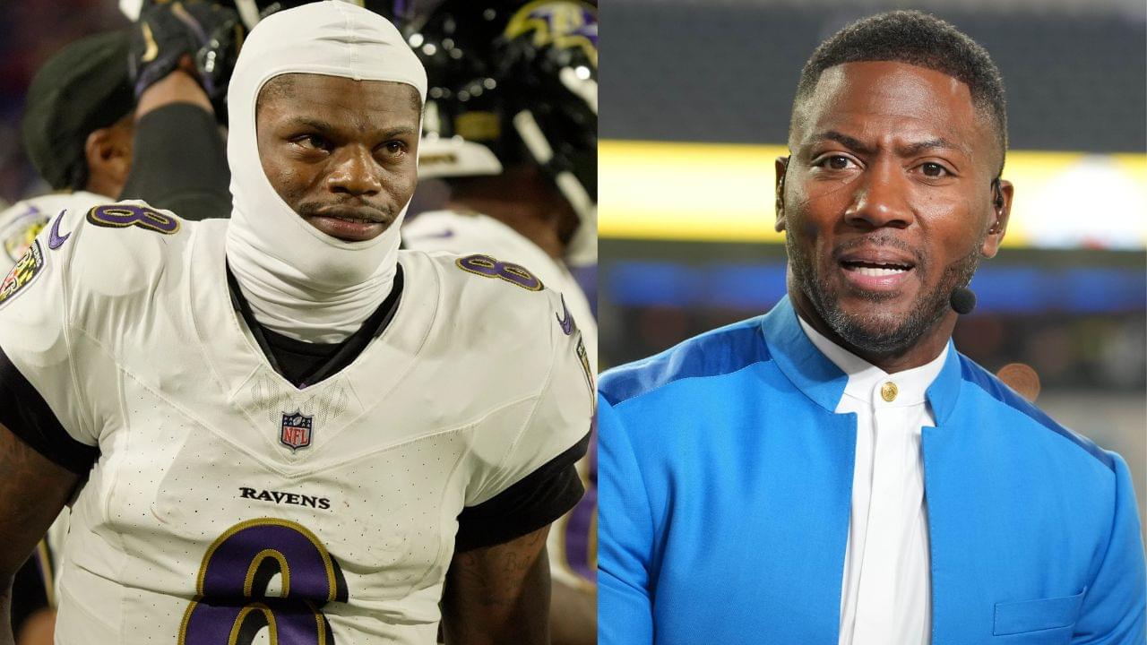 Lamar Jackson and Ryan Clark