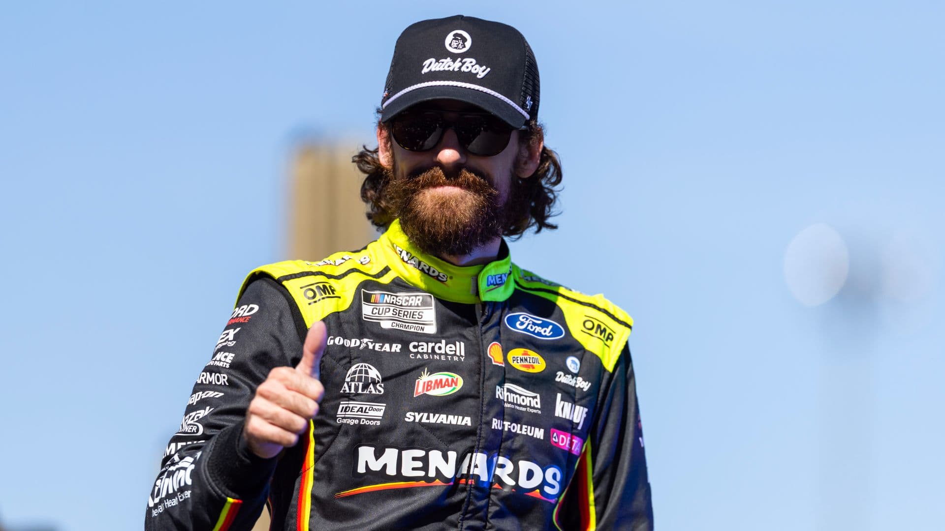 Nov 2, 2025; Avondale, Arizona, USA; NASCAR Cup Series driver Ryan Blaney (12) during the NASCAR Championship race at Phoenix Raceway.