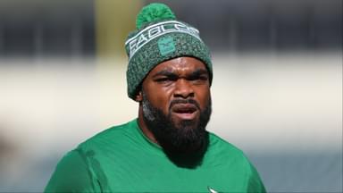 Philadelphia Eagles defensive end Brandon Graham before a game against the New York Giants at Lincoln Financial Field.