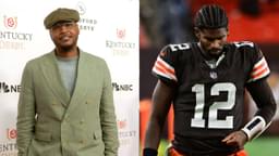 Carmelo Anthony (L), Shedeur Sanders (R)