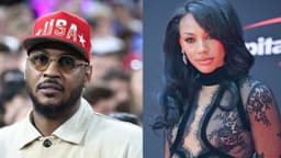 Carmelo Anthony (L), Kysre Gondrezick (R)