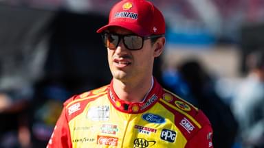 Nov 1, 2025; Avondale, Arizona, USA; NASCAR Cup Series driver Joey Logano (22) during qualifying for the NASCAR Championship race at Phoenix Raceway.