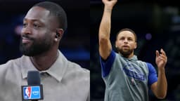 Dwyane Wade (L), Stephen Curry (R)