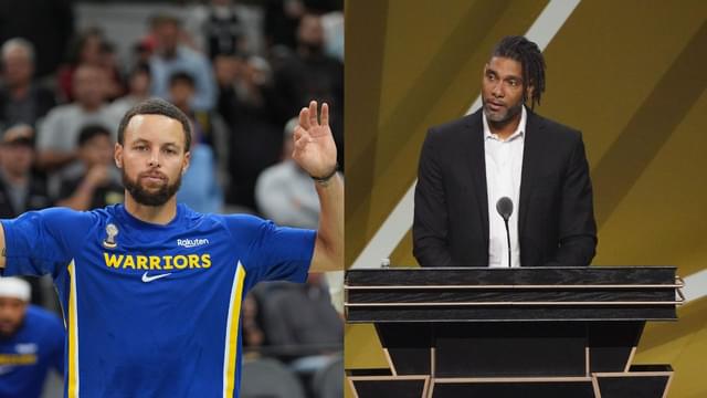 Stephen Curry (L), Tim Duncan (R)