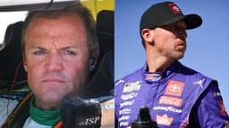 Kenny Wallace (L) and Denny Hamlin (R)