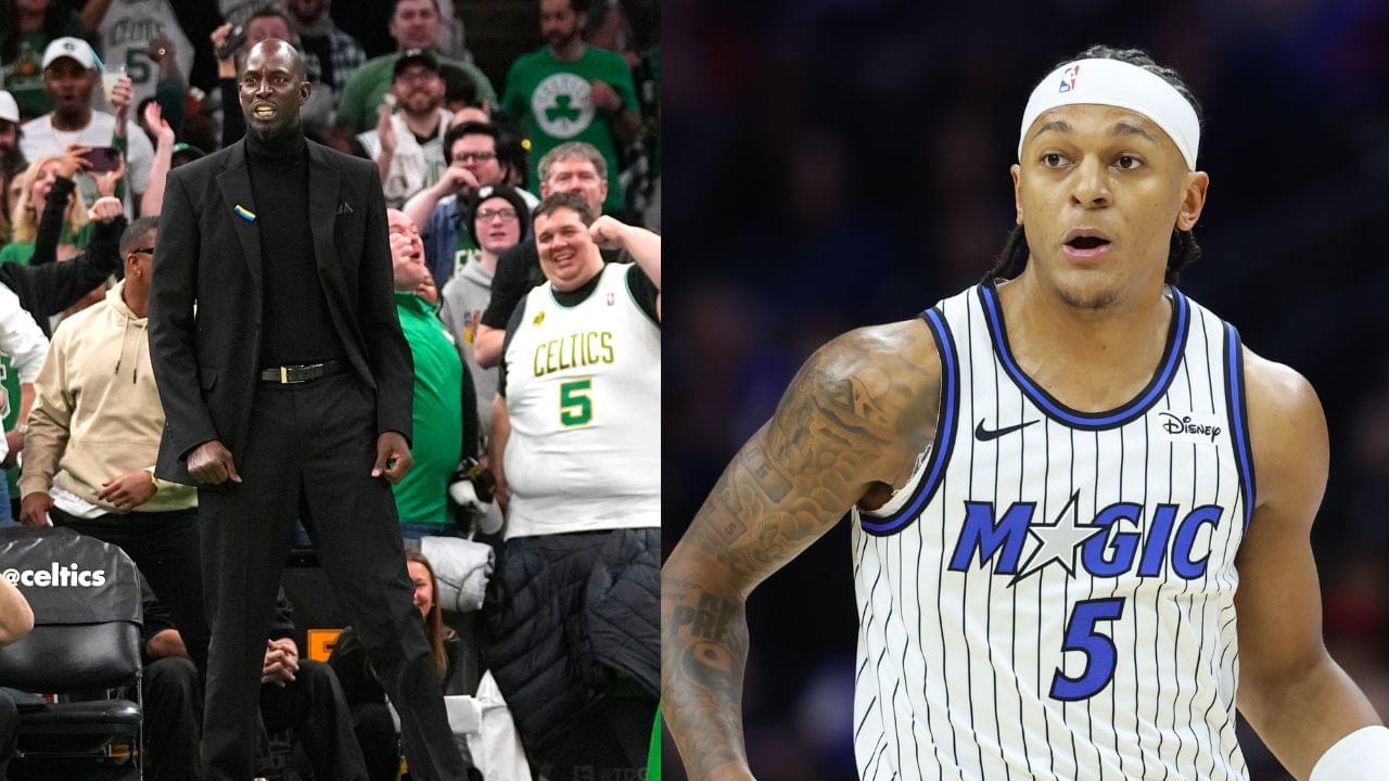 Kevin Garnett (L), Paolo Banchero (R)