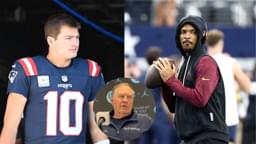 Drake Maye, Bill Belichick, Jayden Daniels