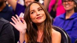 Apr 8, 2025; Phoenix, Arizona, USA; Television personality Kay Adams in attendance of the Golden State Warriors game against the Phoenix Suns at Footprint Center. Mandatory Credit: Mark J. Rebilas-Imagn Images
