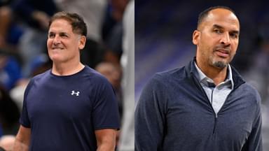 Mark Cuban (L) and Nico Harrison (R)