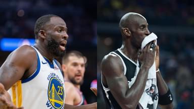 Draymond Green (L) and Kevin Garnett (R)