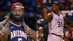 LeBron James(L) and Ricky Davis(R)