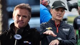 Kenny Wallace (L) and Jeff Gordon (R)