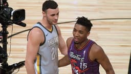 Larry Nance Jr. and Donovan Mitchell
