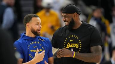 Stephen Curry and LeBron James