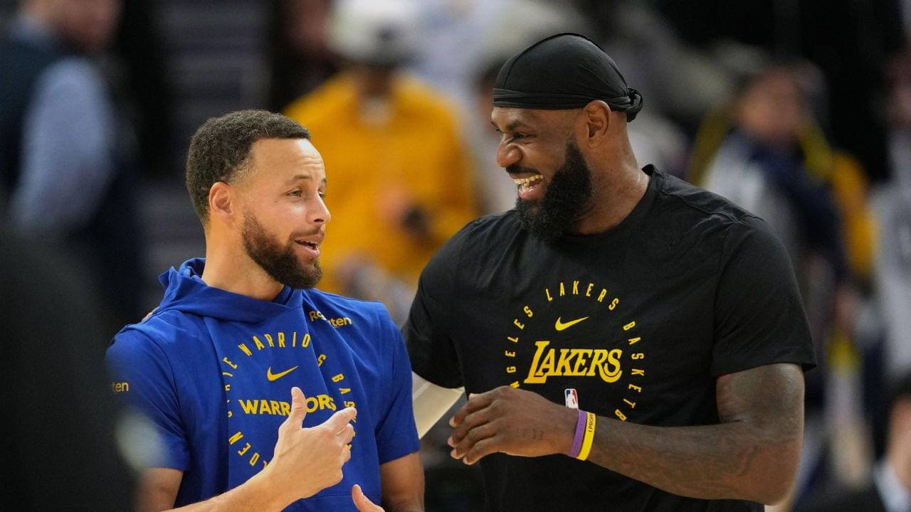 Stephen Curry and LeBron James