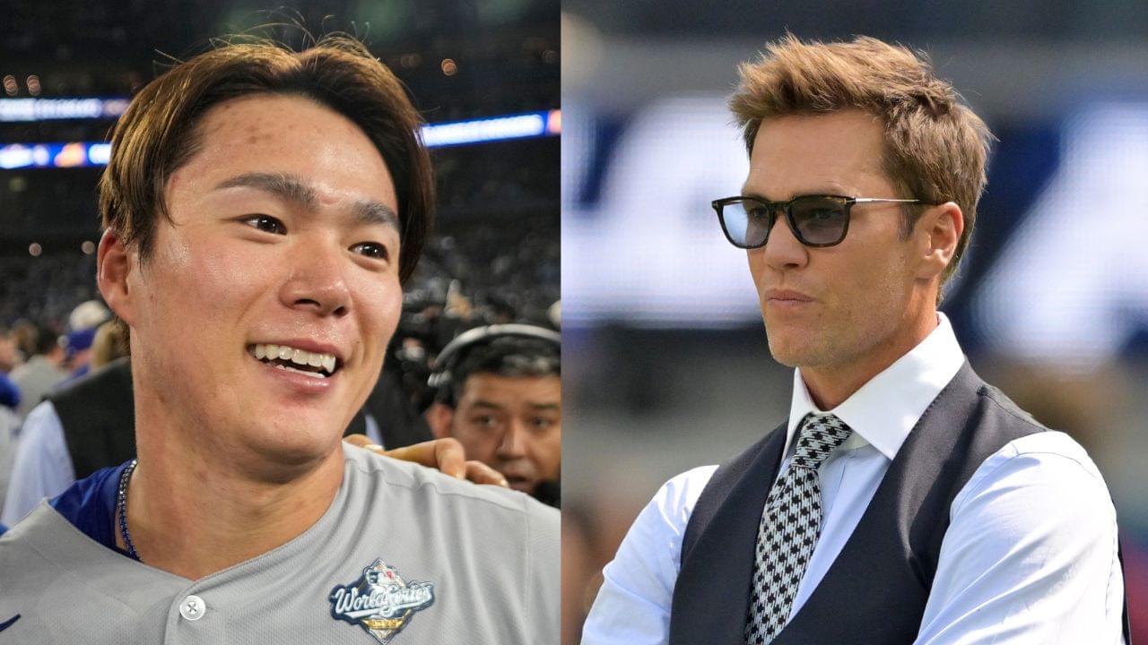 Yoshinobu Yamamoto and Tom Brady