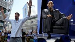 Dirk Nowitzki (L), Kobe Bryant (R)