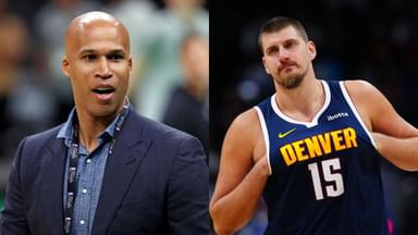 Richard Jefferson(L) and Nikola Jokic(R)