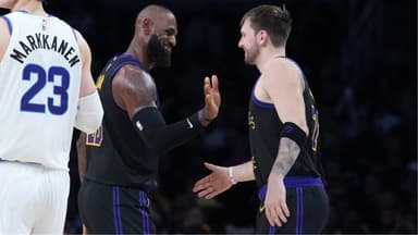 LeBron James and Luka Doncic