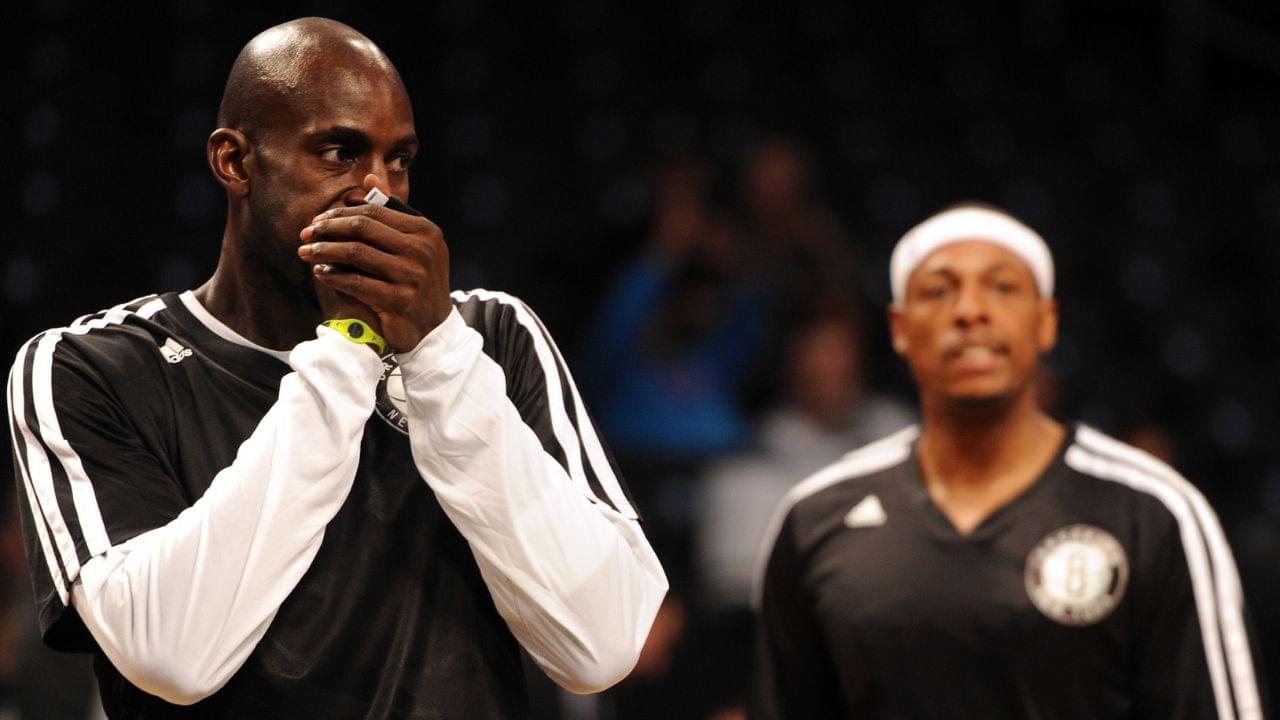 Kevin Garnett and Paul Pierce