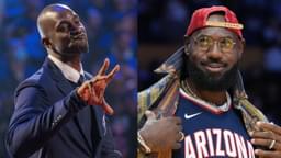 Kevin Garnett (L), LeBron James (R)