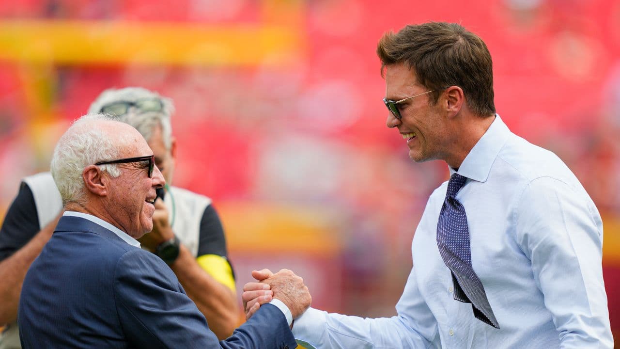 Tom Brady and Eagles Owner