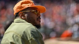 Sep 8, 2024; Baltimore, Maryland, USA; Former professional basketball player Carmelo Anthony attends a game between the Baltimore Orioles and the Tampa Bay Rays at Oriole Park at Camden Yards