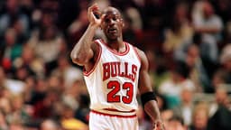 Michael Jordan of the Chicago Bulls