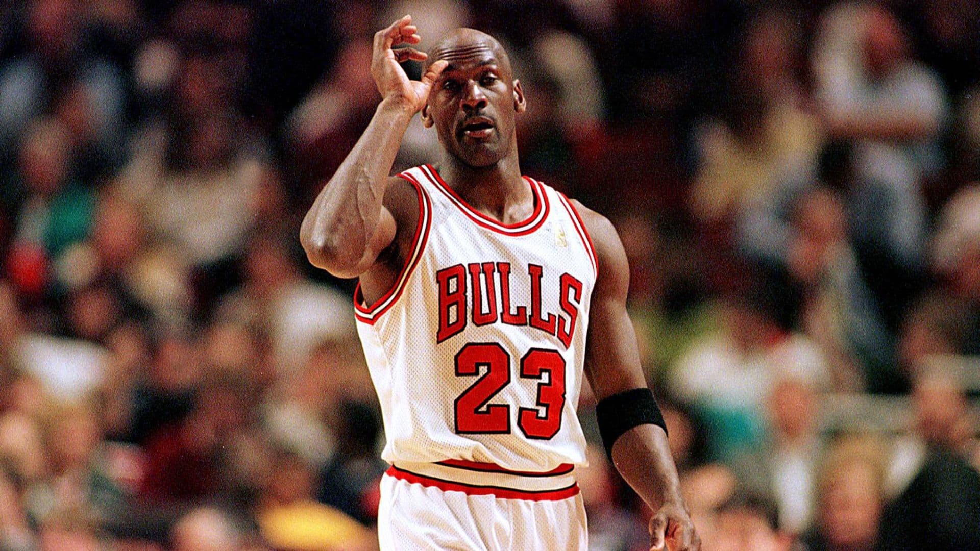 Michael Jordan of the Chicago Bulls