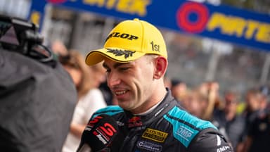 November 29, 2025, Adelaide, South Australia, Australia: Repco Supercars Championship driver BROC FEENEY driving the 88 Chevrolet Camaro ZL1 for Red Bull Ampol Racing speaks with TV after winning the race on Saturday at the BP Ultimate Adelaide Grand Final.