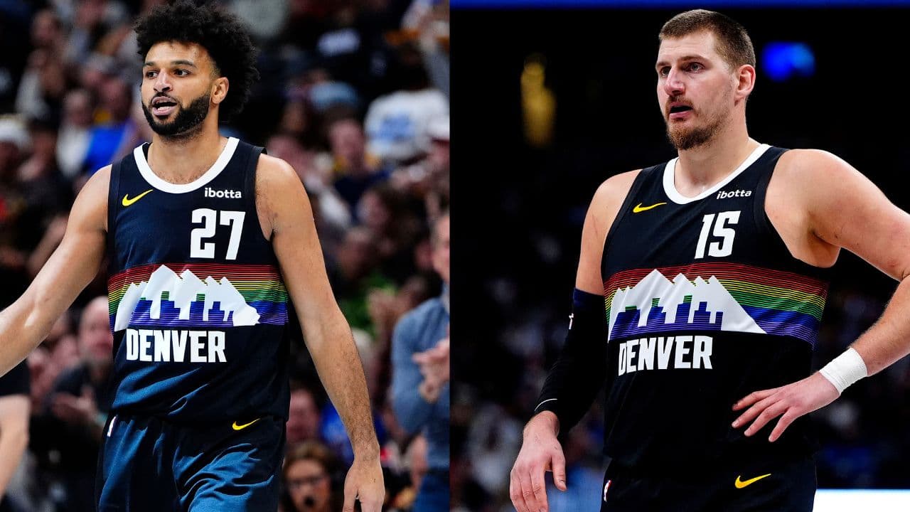 Jamal Murray (L), Nikola Jokic (R)