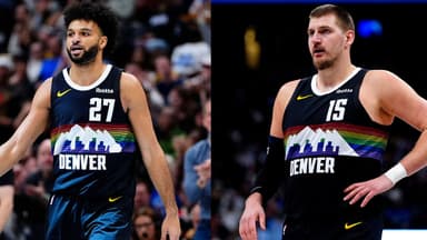 Jamal Murray (L), Nikola Jokic (R)
